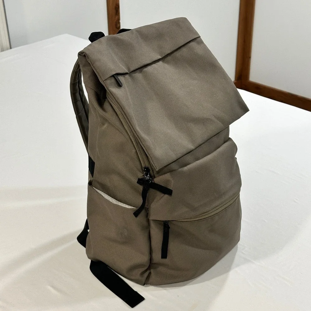 Everlane The ReNew Transit Backpack Warm Quartz Brown Taupe Laptop Bag Travel